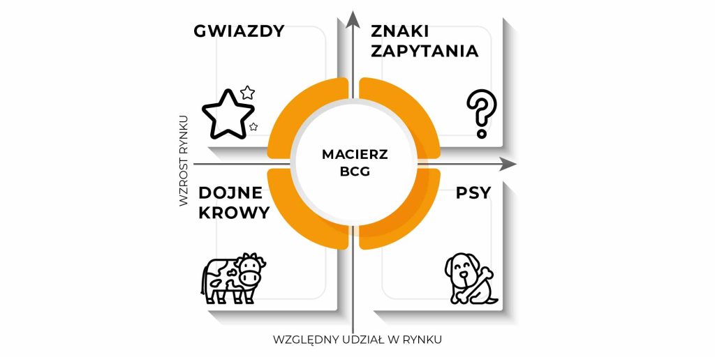 ILUSTRACJA OBRAZUJĄCA MACIERZY BCG