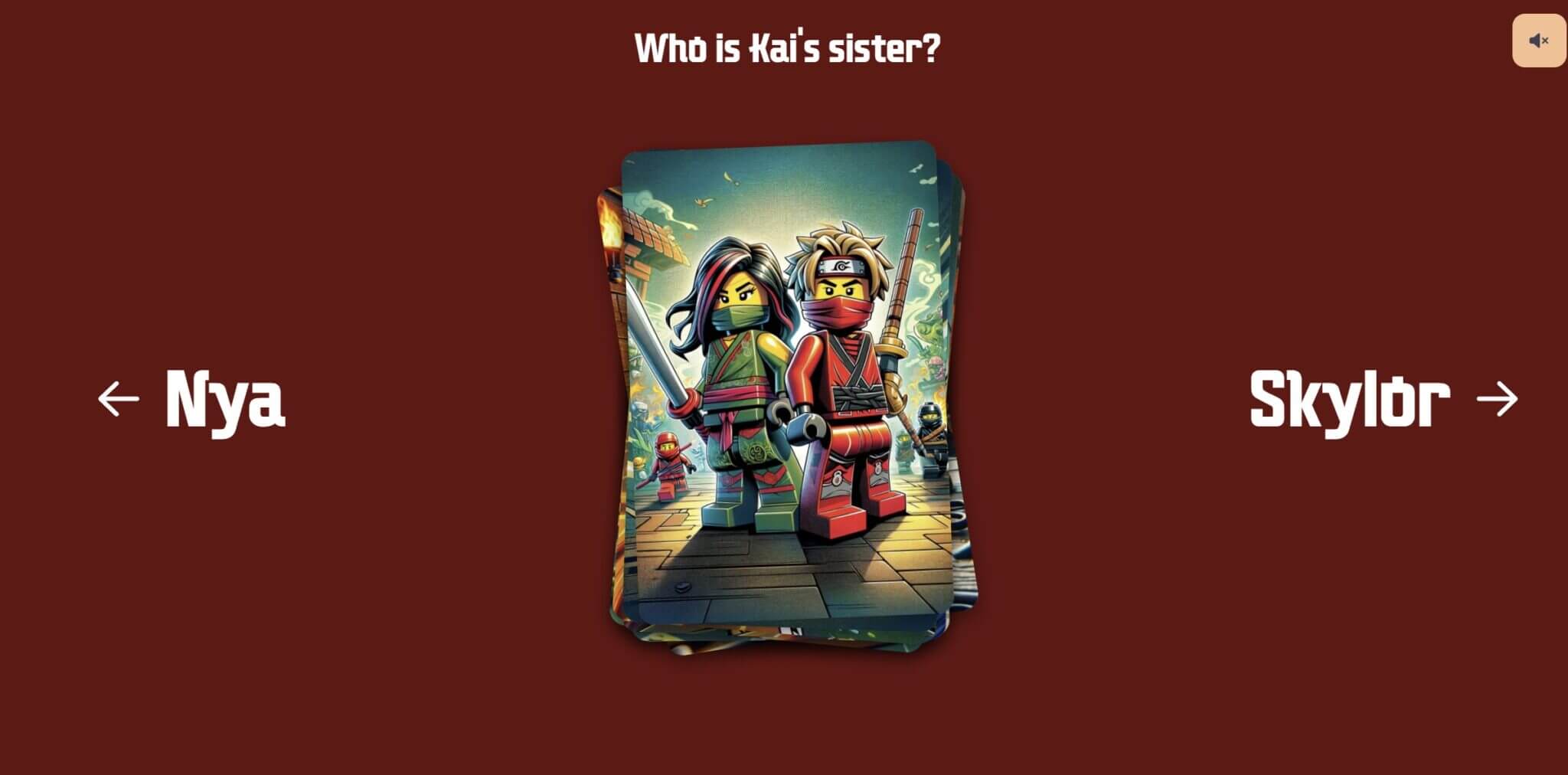 LEGO Ninjago – Ninja quiz
