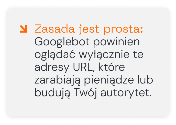 Crawl i indeksacja strony